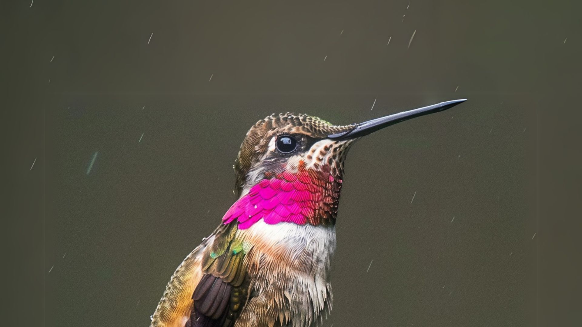 Wine-throated hummingbird