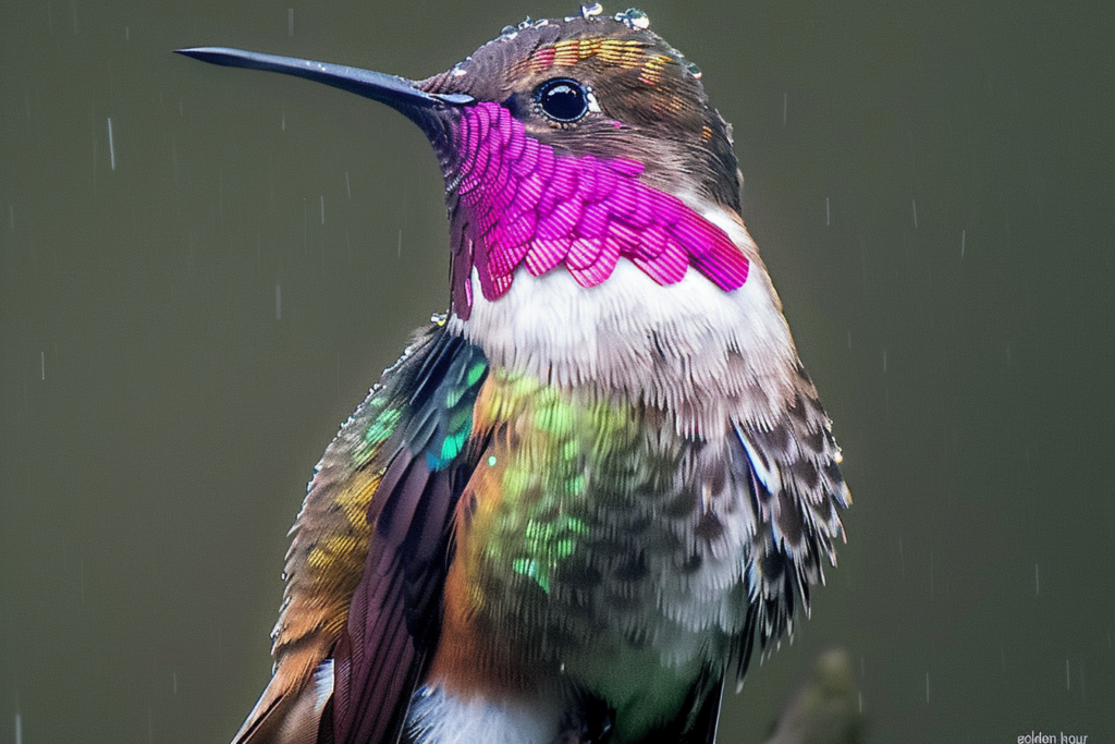 Wine-throated hummingbird