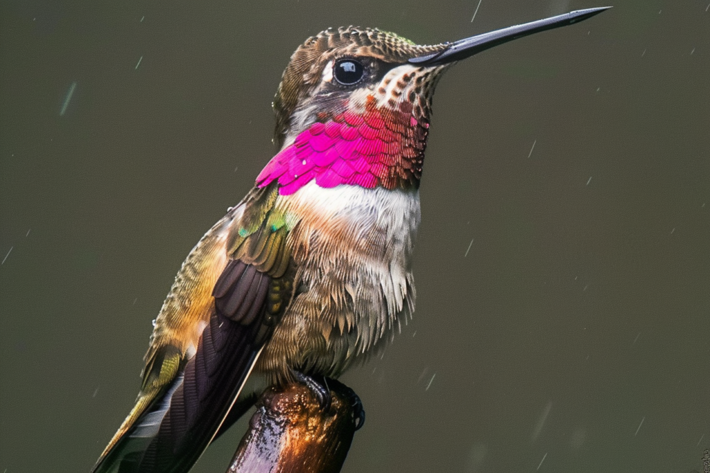 Wine-throated hummingbird